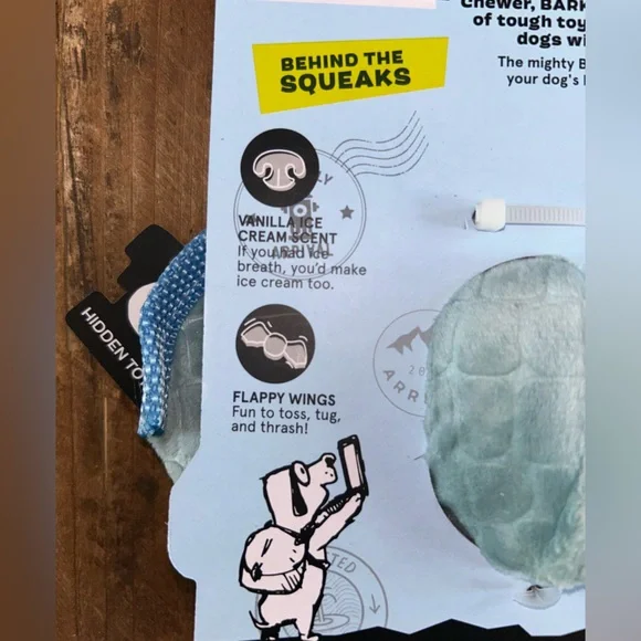 Blue Dragon BarkBox Super Chewer Dog Toy - Picture 9 of 10